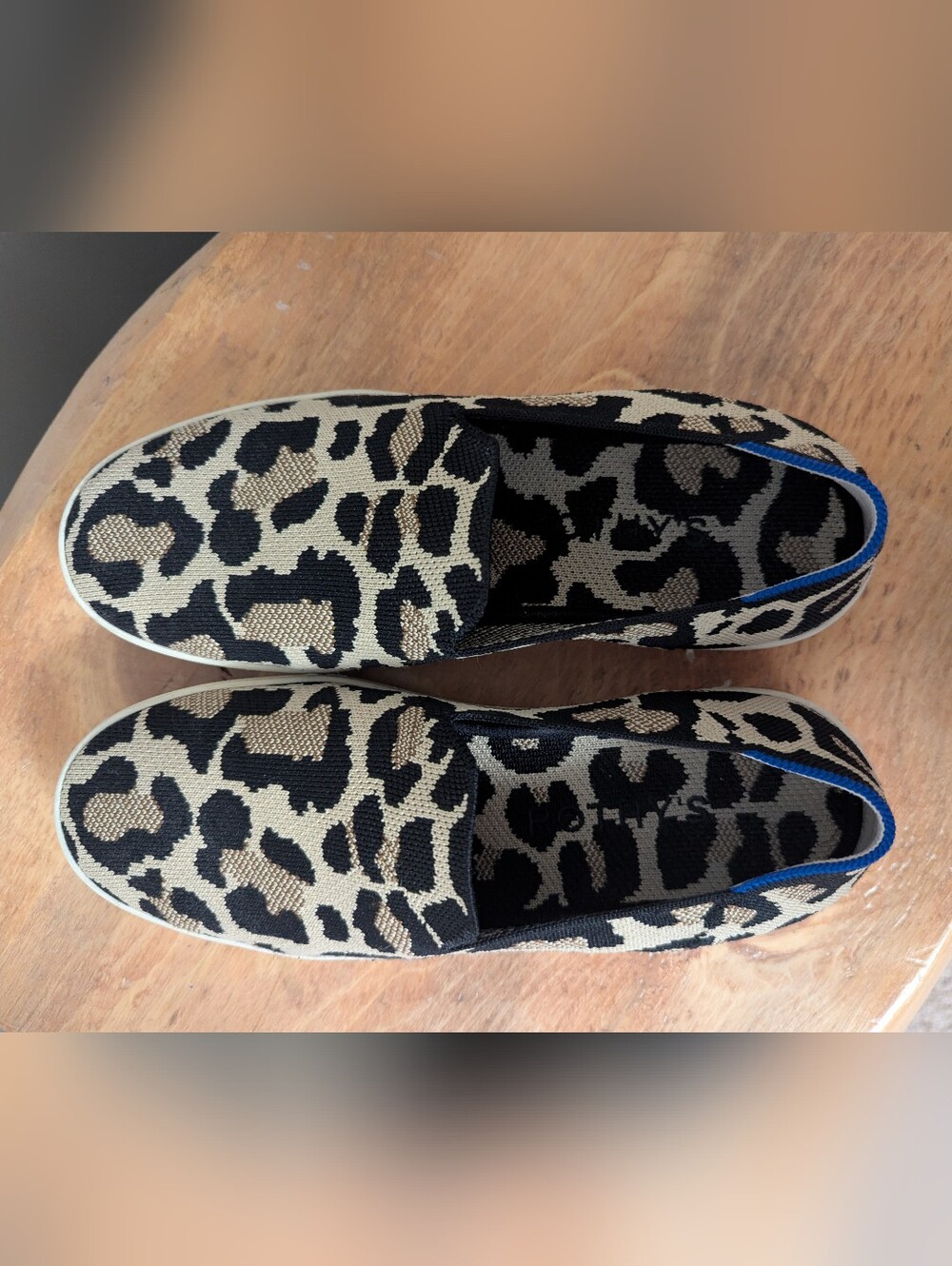Rothy's The Original Slip-on Sneaker - Desert Cat (Leopard Print) - Picture 7 of 13